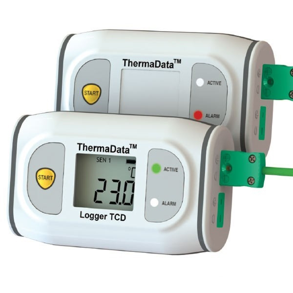 Thermomètre sonde filaire IP65 écran incliné -50°C/+300°C