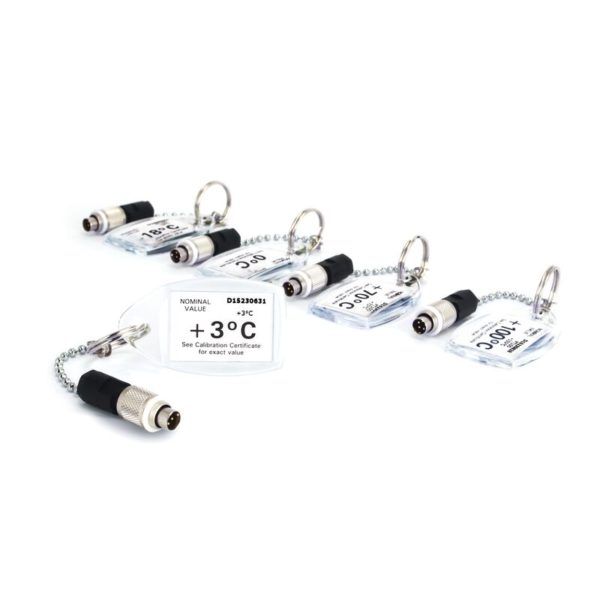 Bouchon PT 100 pour test calibration thermometre à -18°C, 0,3,70 et 100°C UKAS