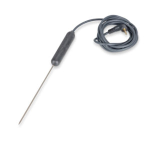 Sonde aiguille pour cuisson sous-vide. Ø1.6 x 100 mm avec câble silicone. Compatible avec DOT ou CHEF Alarm thermomètre
