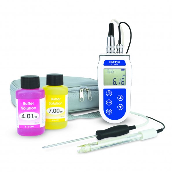 Kit pH mètre 8100 pH et sonde température