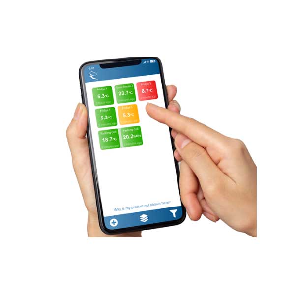 Application mobile alerte température
